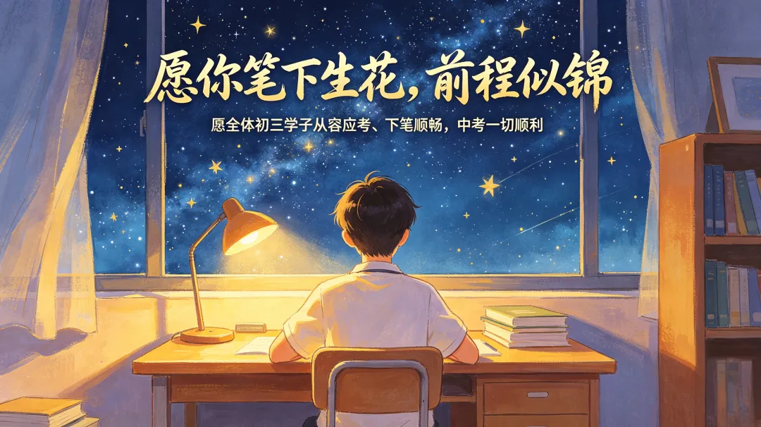 少年赴考 星光相伴|星光志愿者祝中考少年一切顺利-第2张图片-四季读书网 少年赴考 星光相伴|星光志愿者祝中考少年一切顺利-第2张图片-四季读书网