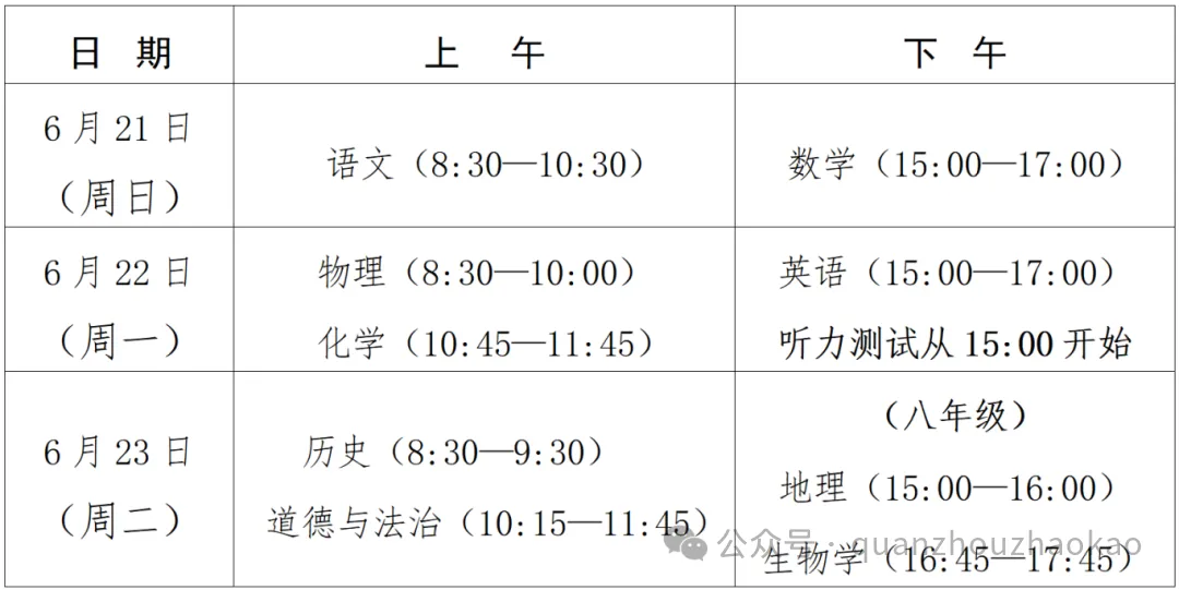 2026年泉州中考,考点考场公布!-第3张图片-四季读书网 2026年泉州中考,考点考场公布!-第3张图片-四季读书网
