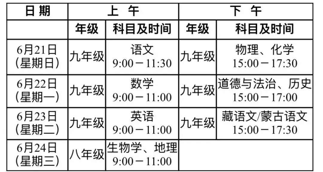 【聚焦中考】温馨提示-第2张图片-四季读书网 【聚焦中考】温馨提示-第2张图片-四季读书网