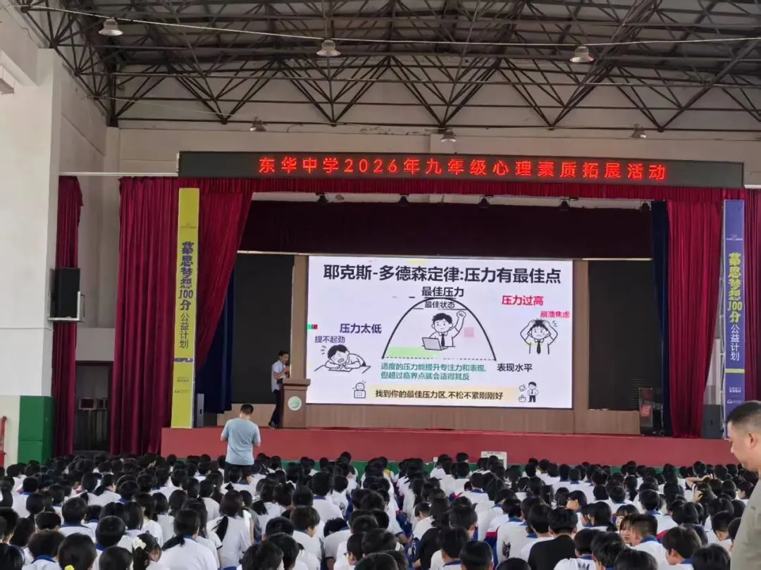 暖心护心态 助力迎中考|我院心理专家走进东华中学 开展考前减压公益讲座-第5张图片-四季读书网 暖心护心态 助力迎中考|我院心理专家走进东华中学 开展考前减压公益讲座-第5张图片-四季读书网