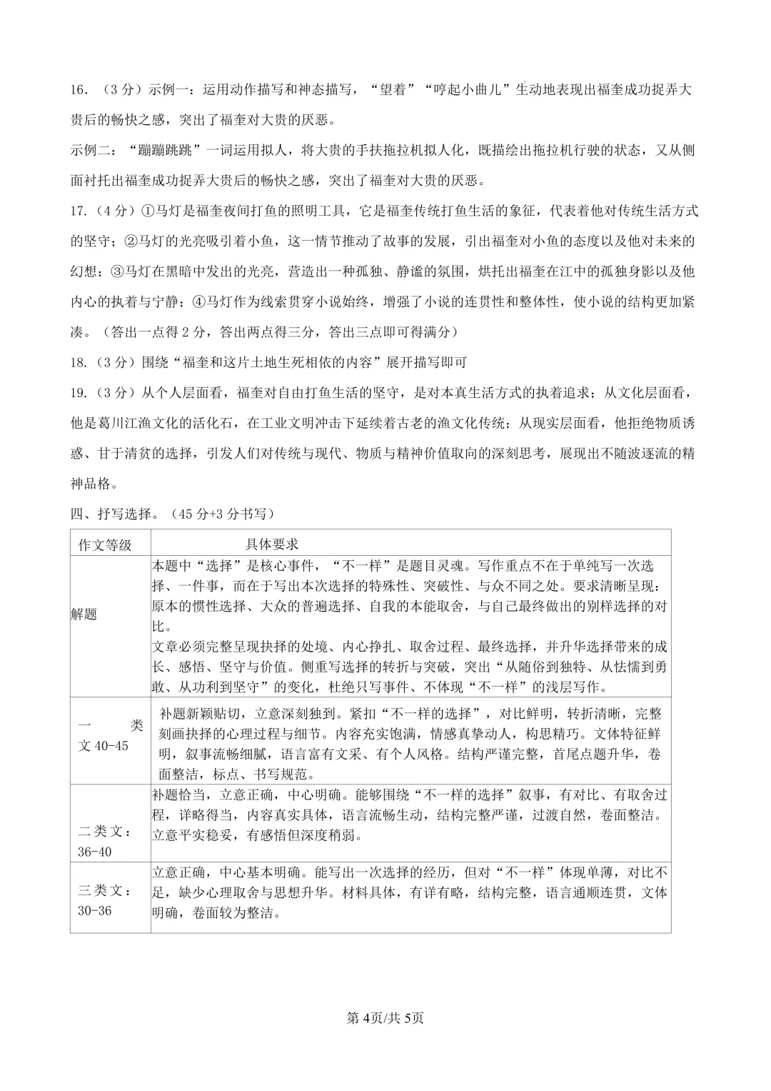 [精品汇总]深圳2026年中考模考真题汇总-第15张图片-四季读书网