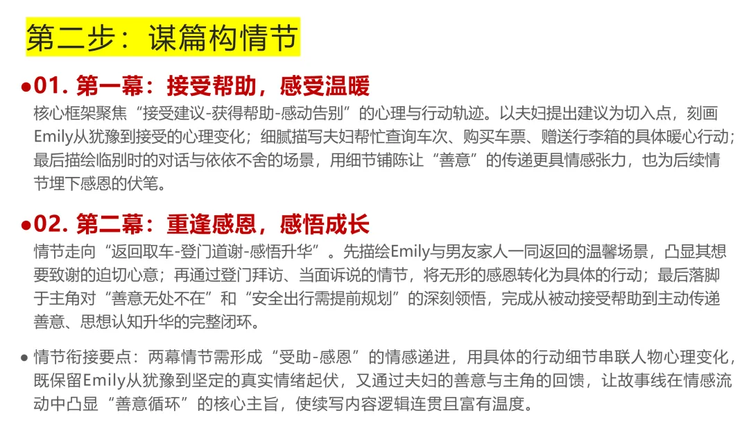 2026年高考英语全国一卷读后续写真题精讲-第12张图片-四季读书网