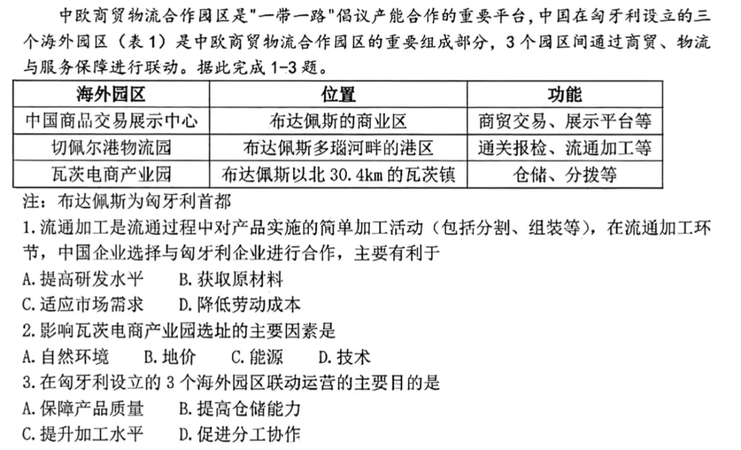 第一期|2026 山东高考地理真题深度解析(选择题 1-15 题)-第1张图片-四季读书网 第一期|2026 山东高考地理真题深度解析(选择题 1-15 题)-第1张图片-四季读书网