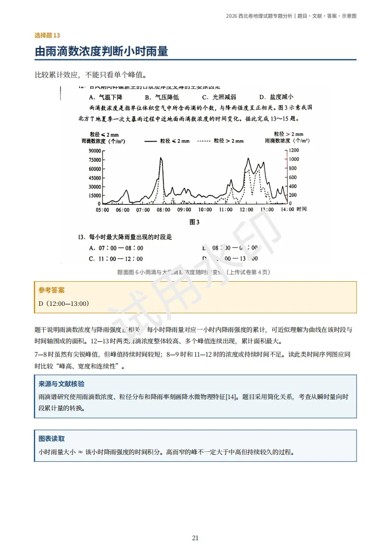 2026陕晋宁青高考地理真题(原卷)附部分解析-第25张图片-四季读书网