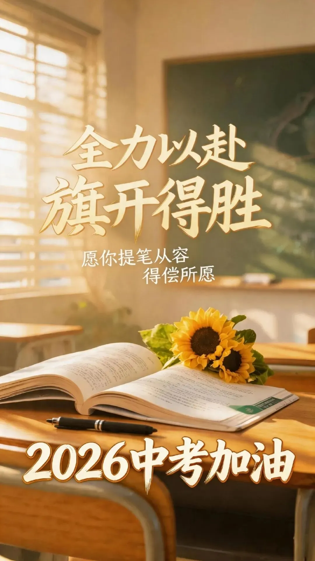 【润心护航】2026中考加油-第1张图片-四季读书网