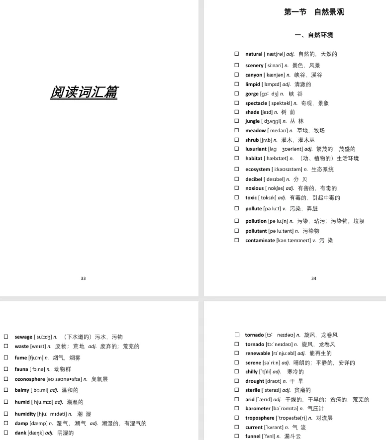 雅思词汇|这5000个雅思真题高频话题词汇才是冲击7分的 “捷径”-第9张图片-四季读书网