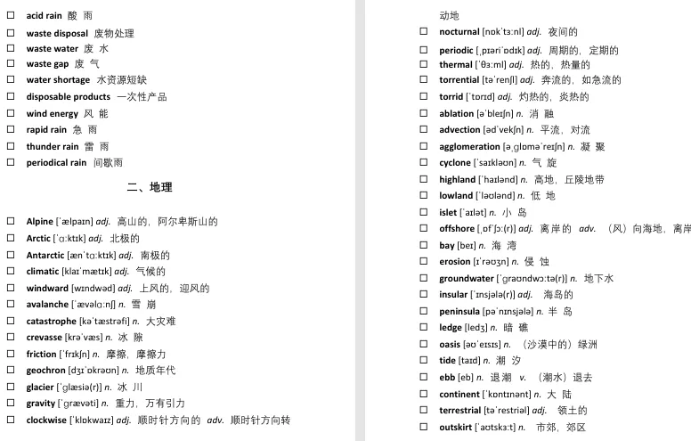 雅思词汇|这5000个雅思真题高频话题词汇才是冲击7分的 “捷径”-第10张图片-四季读书网