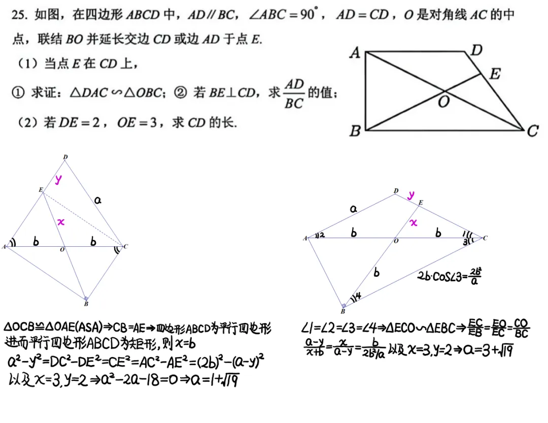 2021-2024年上海市中考数学真题回顾-第2张图片-四季读书网 2021-2024年上海市中考数学真题回顾-第2张图片-四季读书网