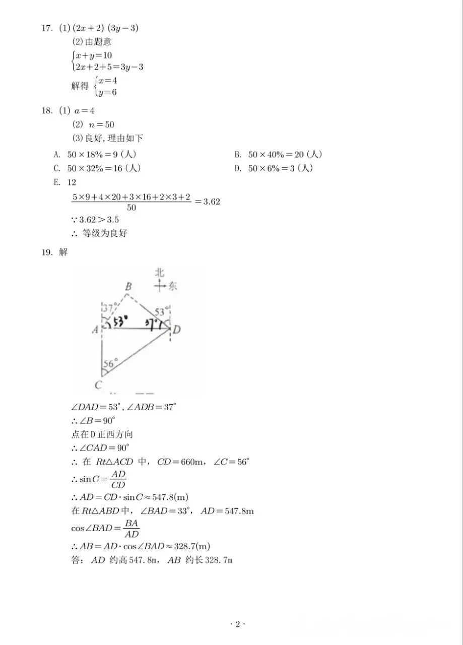 2026年中考数学真题试卷及答案新鲜出炉,还未考试的地区赶紧看看!-第7张图片-四季读书网 2026年中考数学真题试卷及答案新鲜出炉,还未考试的地区赶紧看看!-第7张图片-四季读书网