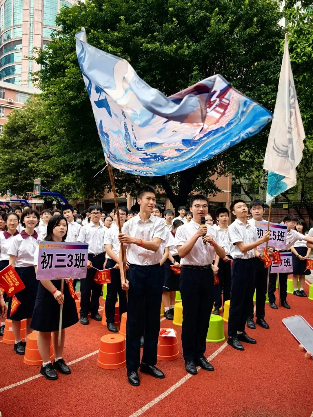 中考壮行丨策马东风劲,挥毫定乾坤——广州市东风实验学校2026届初三壮行活动-第69张图片-四季读书网