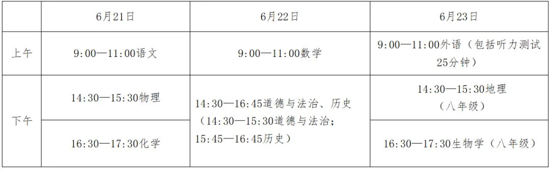 2026石家庄中考时间、总分800分分数构成!-第3张图片-四季读书网