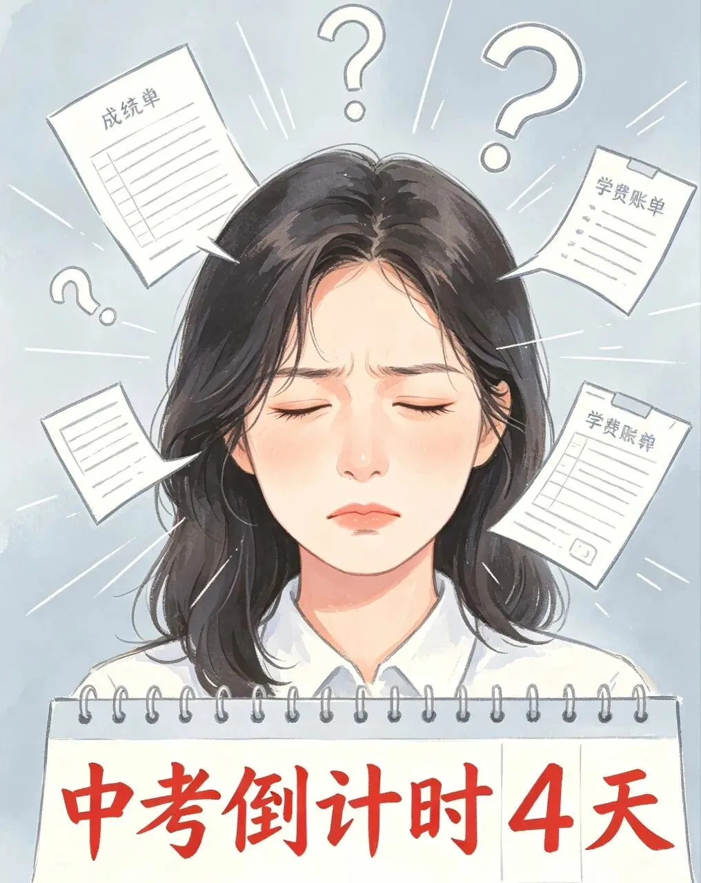 中考倒计时4天,我在为考试焦虑,他在谋划毕业旅行-第3张图片-四季读书网