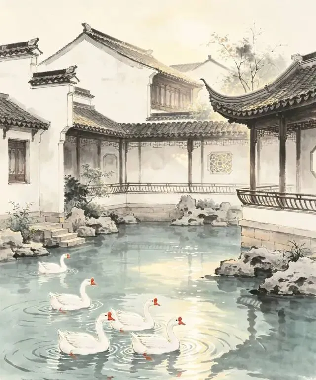中考进行时|在花山闹市,遇见诗中灵鹅-第1张图片-四季读书网