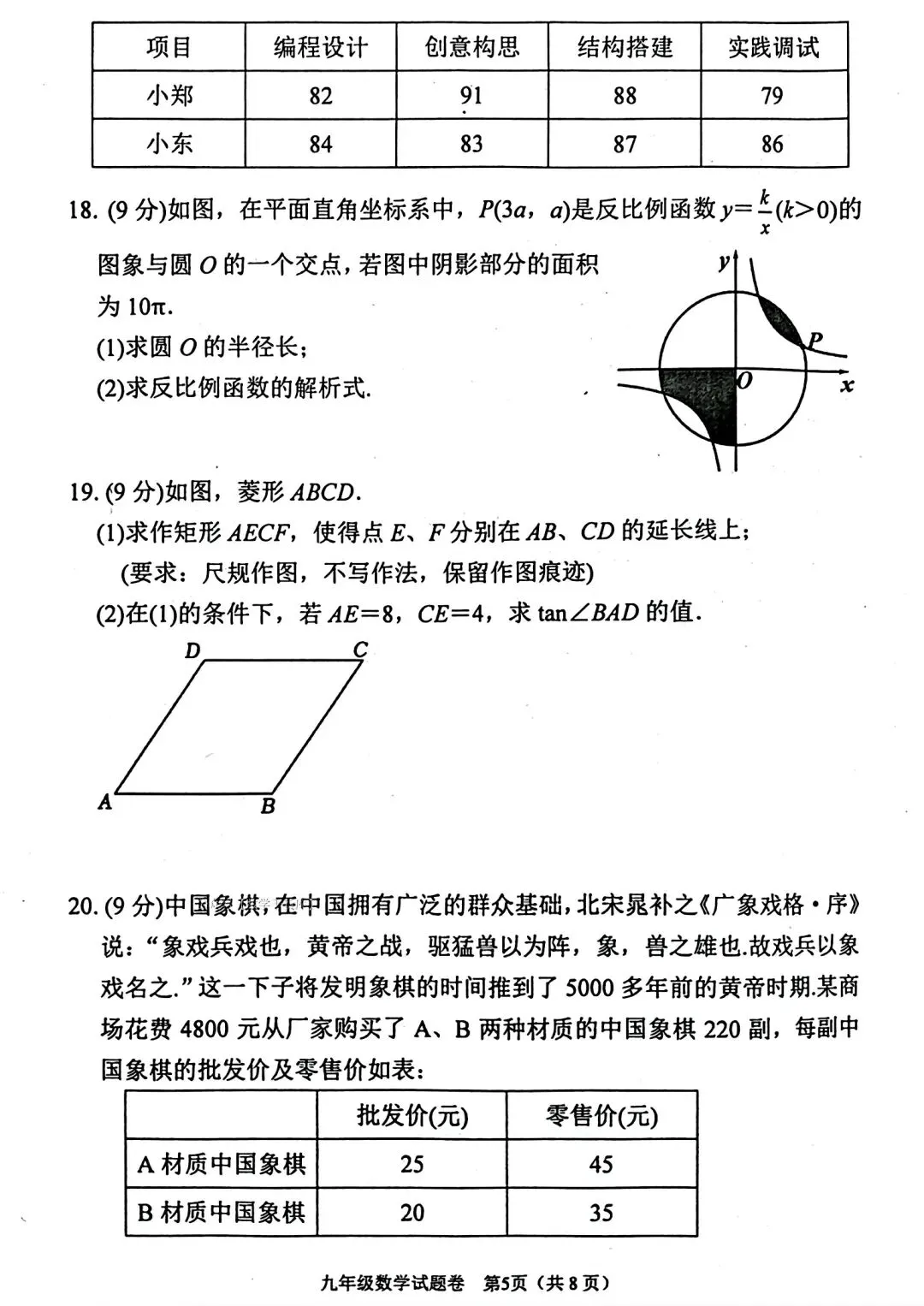 【南阳三模】2026年河南中考南阳三模试卷及答案(七科全含听力)-第5张图片-四季读书网 【南阳三模】2026年河南中考南阳三模试卷及答案(七科全含听力)-第5张图片-四季读书网