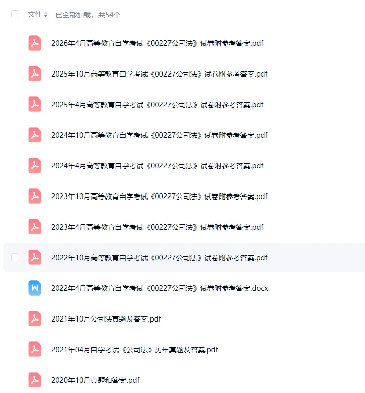 2026年4月自考《00227公司法》真题附参考答案-第6张图片-四季读书网