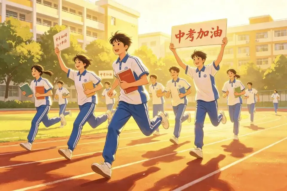 为“中考”学子们加油!-第2张图片-四季读书网