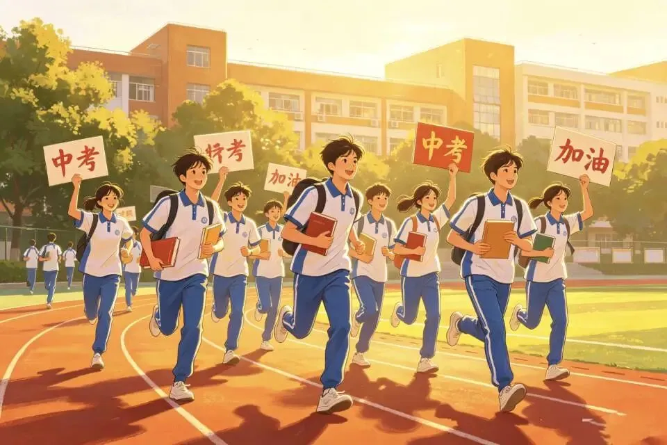 为“中考”学子们加油!-第3张图片-四季读书网