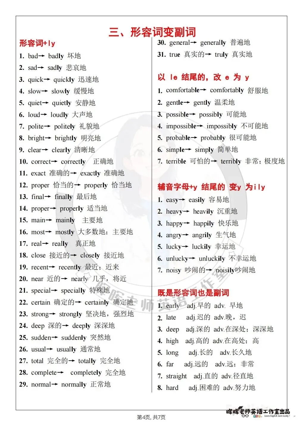 中考常用词缀汇总背默-第4张图片-四季读书网