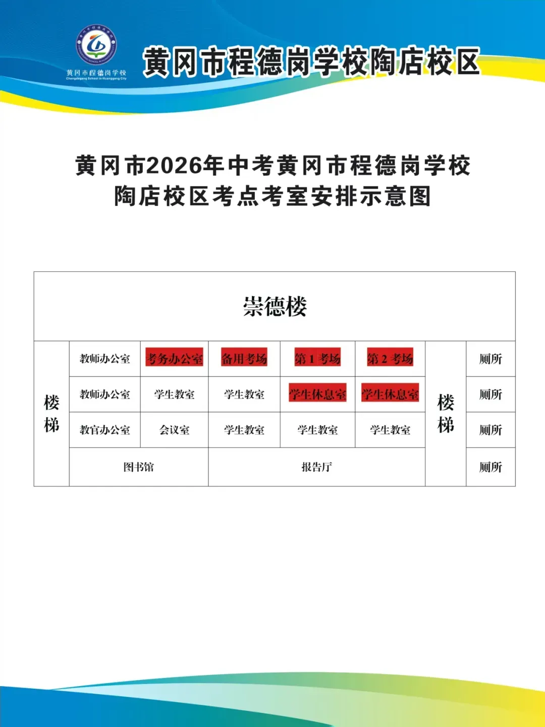 黄州2026年中考安排来了!考试时间、考场分布→-第21张图片-四季读书网