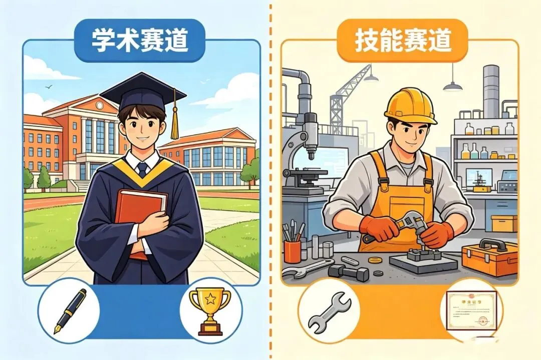 中考分流不踩坑!普高VS中职,根本不是优劣之分,是赛道不同-第2张图片-四季读书网 中考分流不踩坑!普高VS中职,根本不是优劣之分,是赛道不同-第2张图片-四季读书网