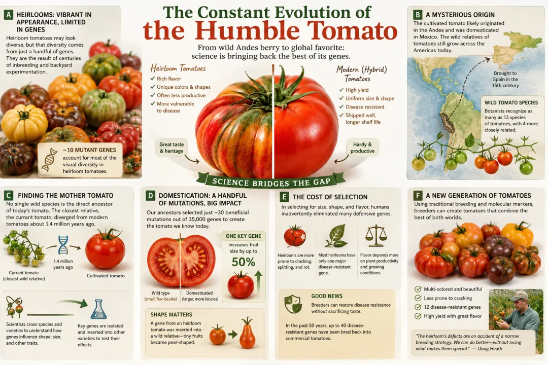 雅思阅读真题:The Constant Evolution of the Humble Tomato 番茄的演化史-第1张图片-四季读书网