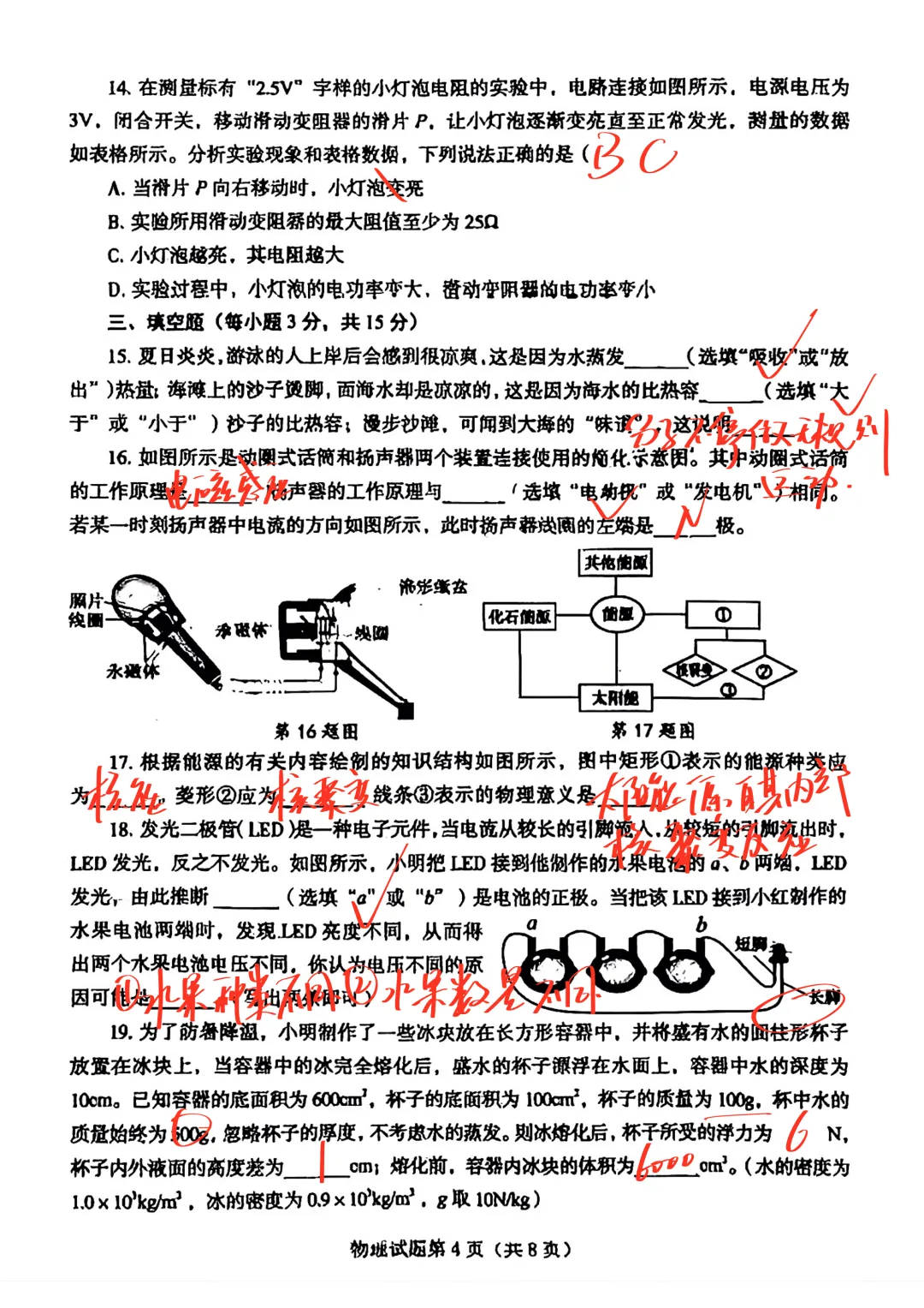 【2026中考物理】山东烟台(真题+答案)-第4张图片-四季读书网 【2026中考物理】山东烟台(真题+答案)-第4张图片-四季读书网