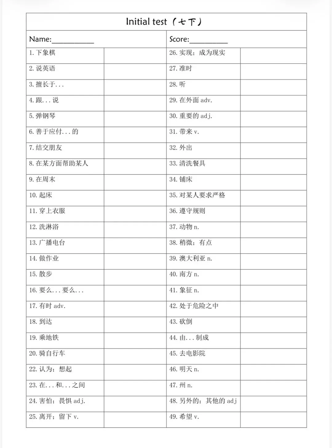 中考倒计时3天|高频词总结-第3张图片-四季读书网 中考倒计时3天|高频词总结-第3张图片-四季读书网
