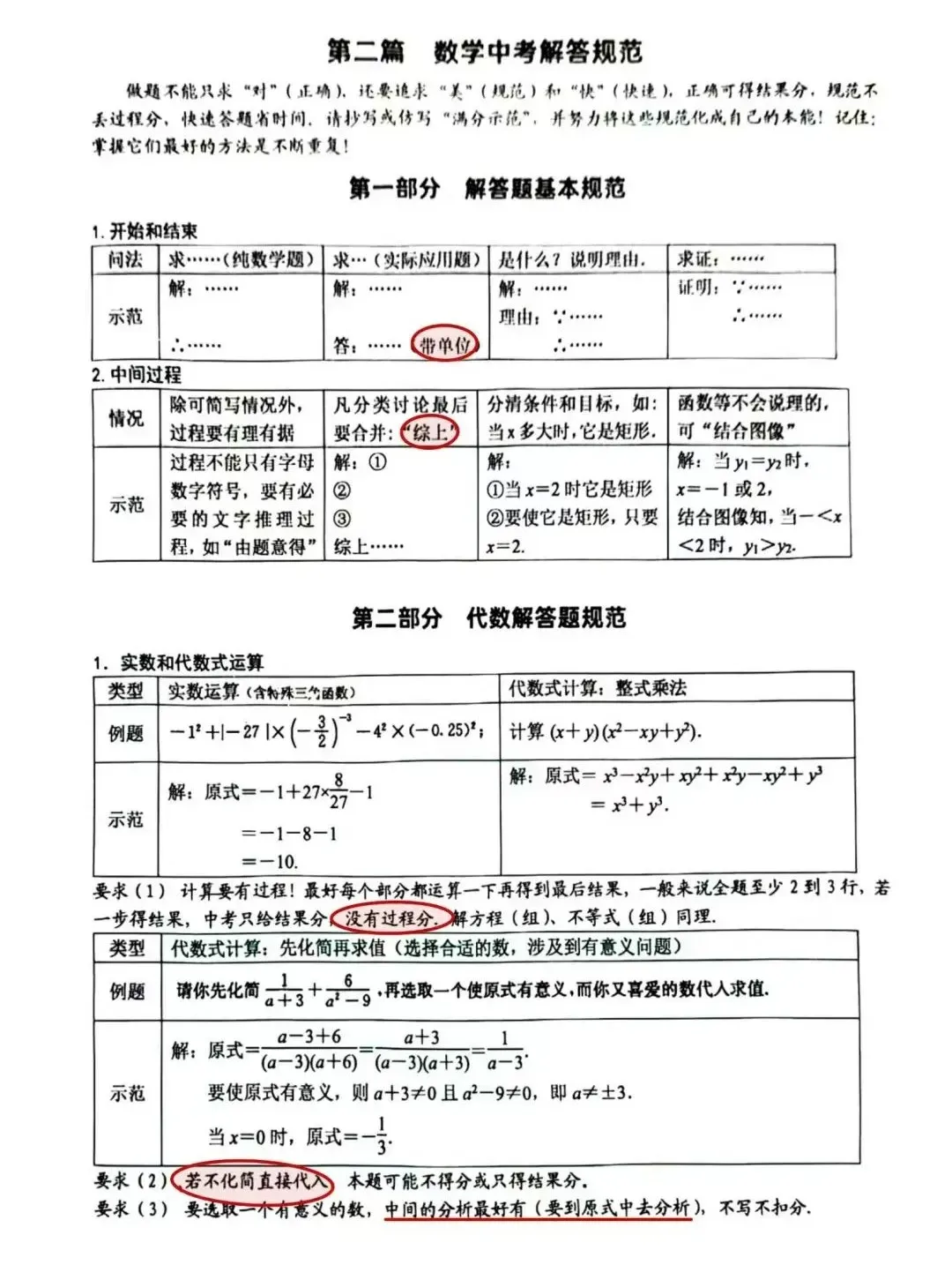 北京中考数学解答规范-第1张图片-四季读书网 北京中考数学解答规范-第1张图片-四季读书网