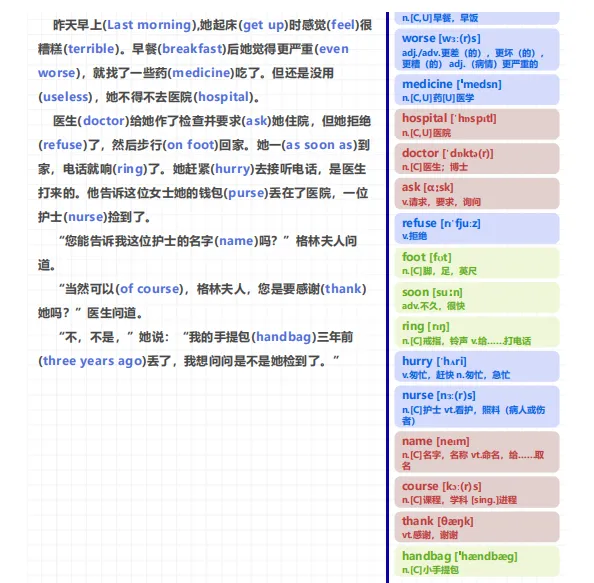 (中考英语)70篇短文记完初中1600英语词汇-第4张图片-四季读书网 (中考英语)70篇短文记完初中1600英语词汇-第4张图片-四季读书网