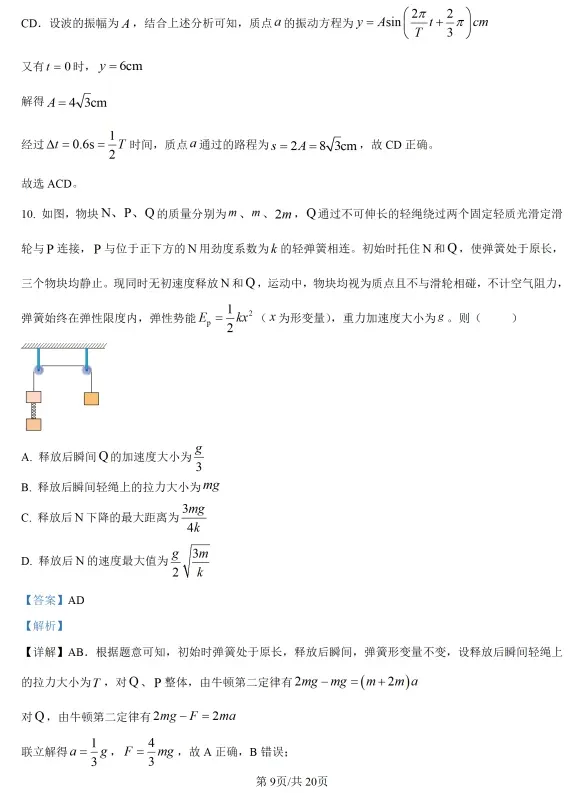 【今日打卡】陕晋青宁——高考真题-第20张图片-四季读书网