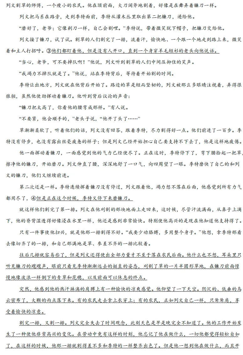2026年高考全国1卷语文高考真题-第5张图片-四季读书网