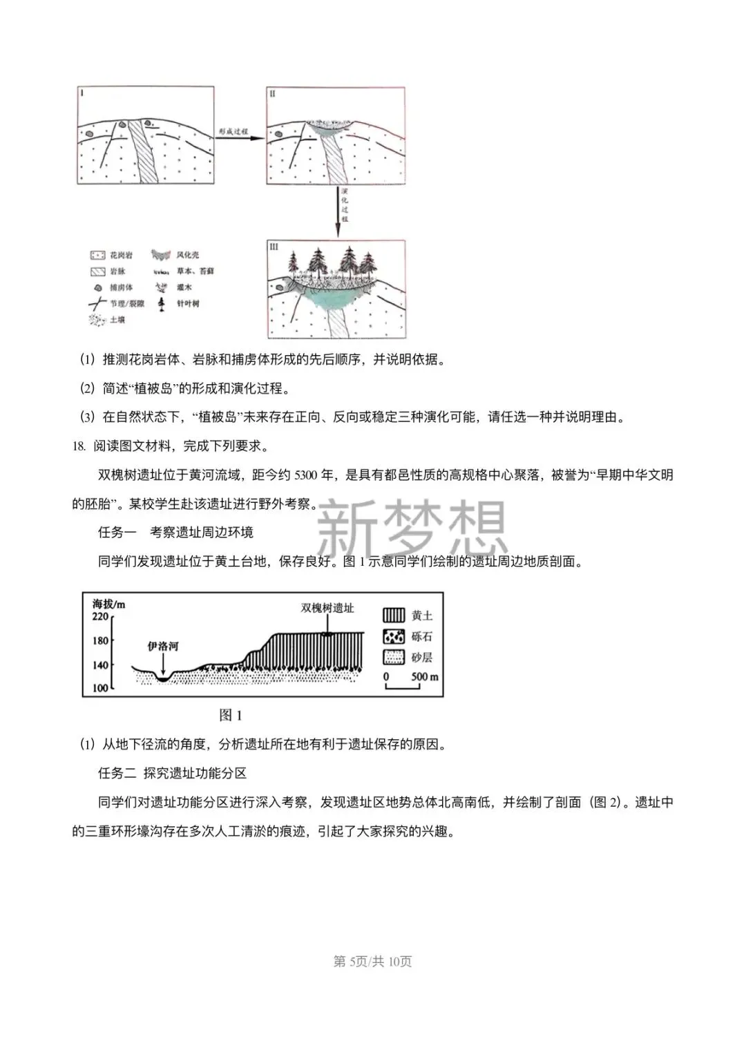 2026年高考地理真题及答案-第6张图片-四季读书网 2026年高考地理真题及答案-第6张图片-四季读书网