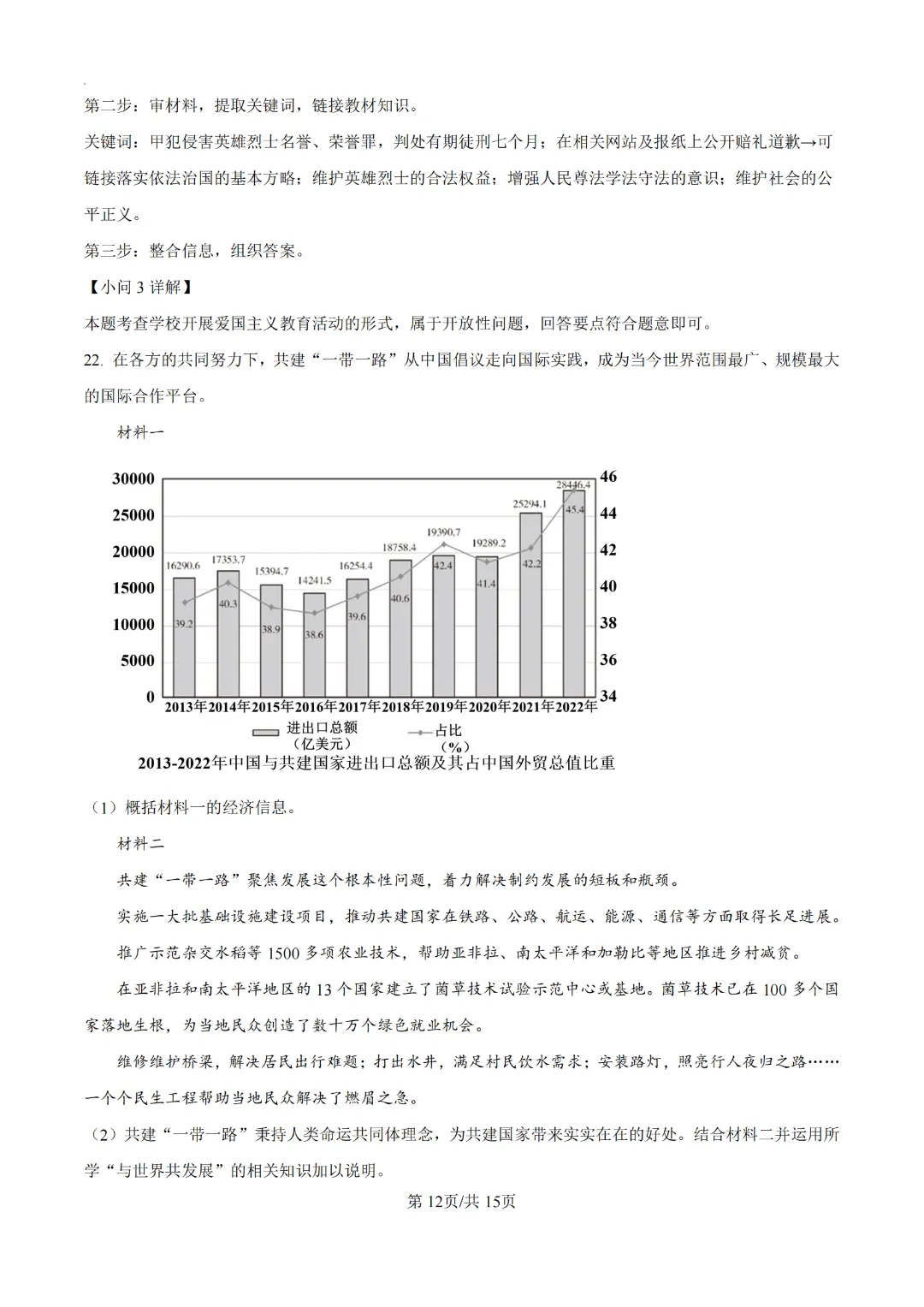 2024广州中考道德与法治真题卷(附解析)-第12张图片-四季读书网 2024广州中考道德与法治真题卷(附解析)-第12张图片-四季读书网
