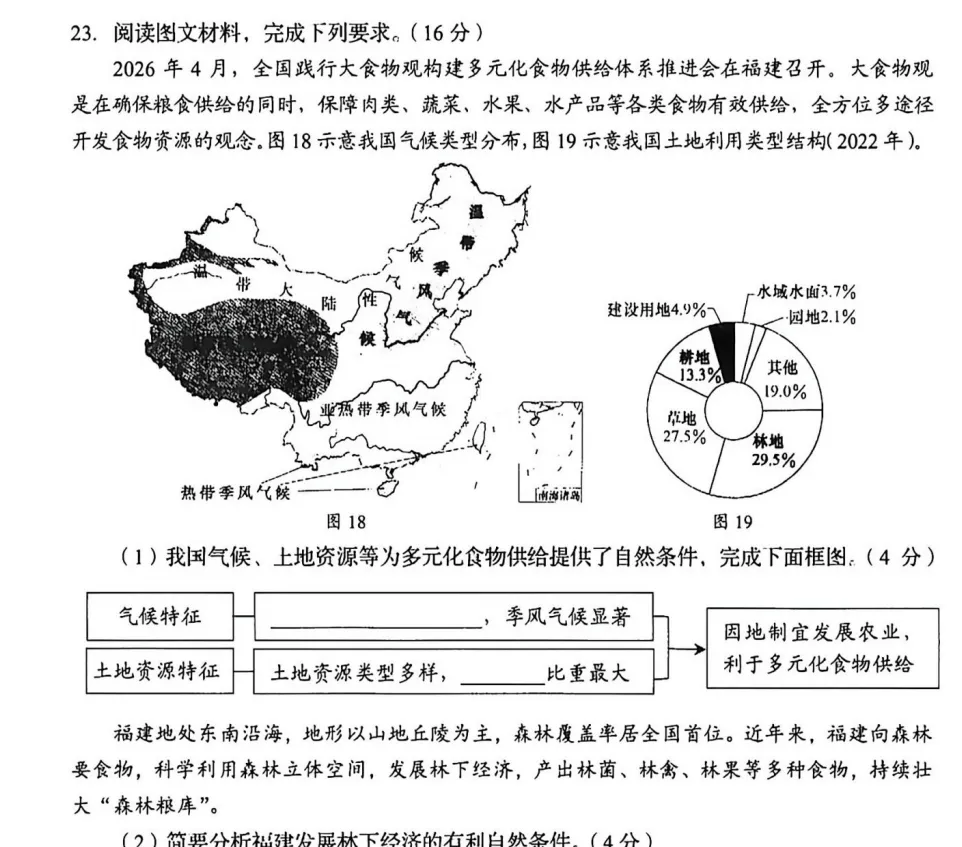 2026年山东中考真题试卷及答案PDF电子版(2013年至2026年含历年)-第9张图片-四季读书网
