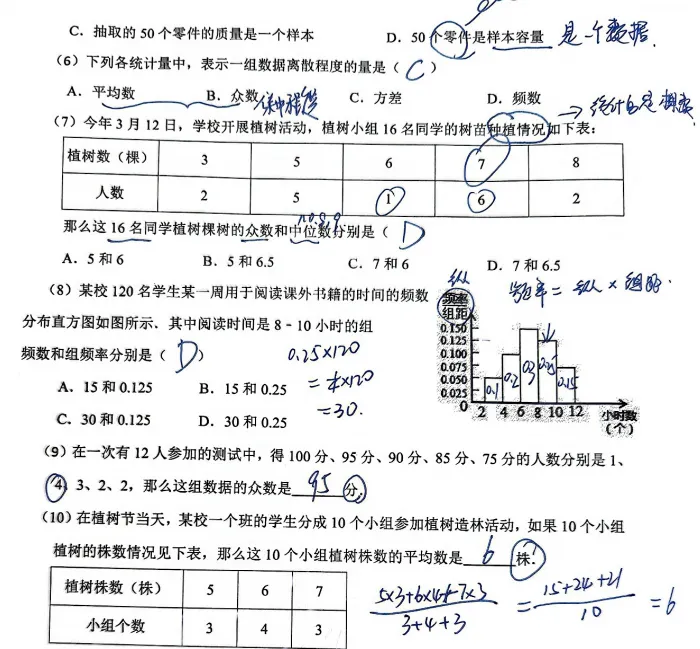 初三中考概念类自测卷-第15张图片-四季读书网