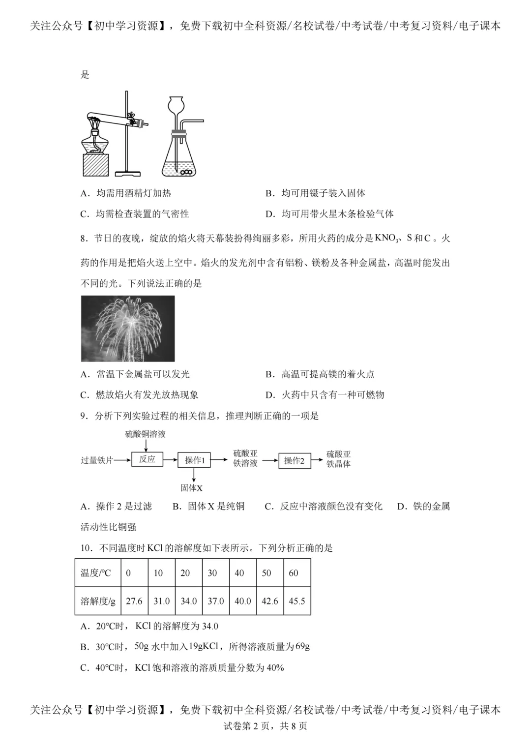 2025年山西省中考化学真题试卷(含答案)-第4张图片-四季读书网