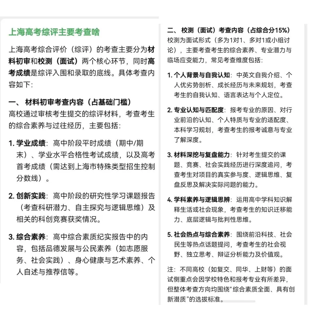 综评面试在即,往年的真题有多大的作用?-第1张图片-四季读书网