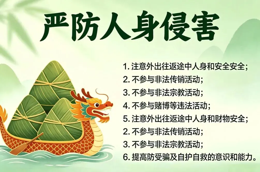 黔西南州黎峨中学2026年端午、中考放假安全告知书-第24张图片-四季读书网