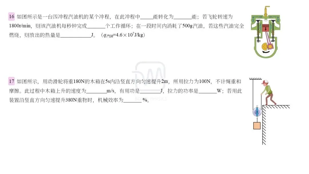【初中物理总复习】南京2025中考真题-第8张图片-四季读书网