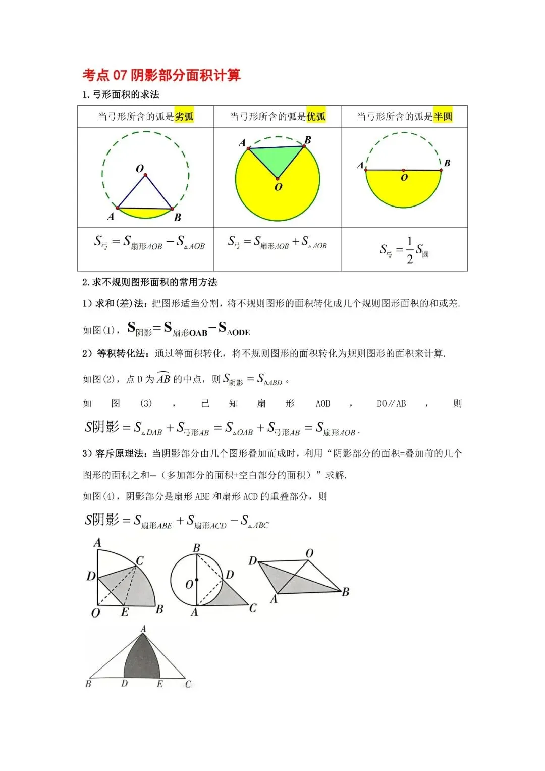 中考数学核心・高频点速查-第30张图片-四季读书网