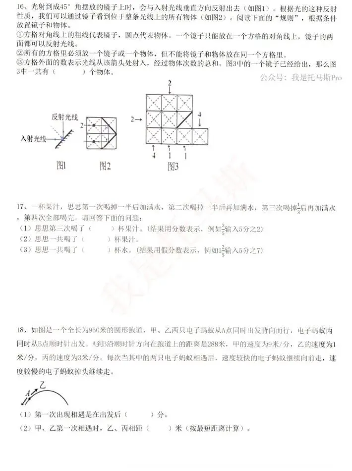 首发!第35届WMO复赛线上真题二四五年级-第19张图片-四季读书网