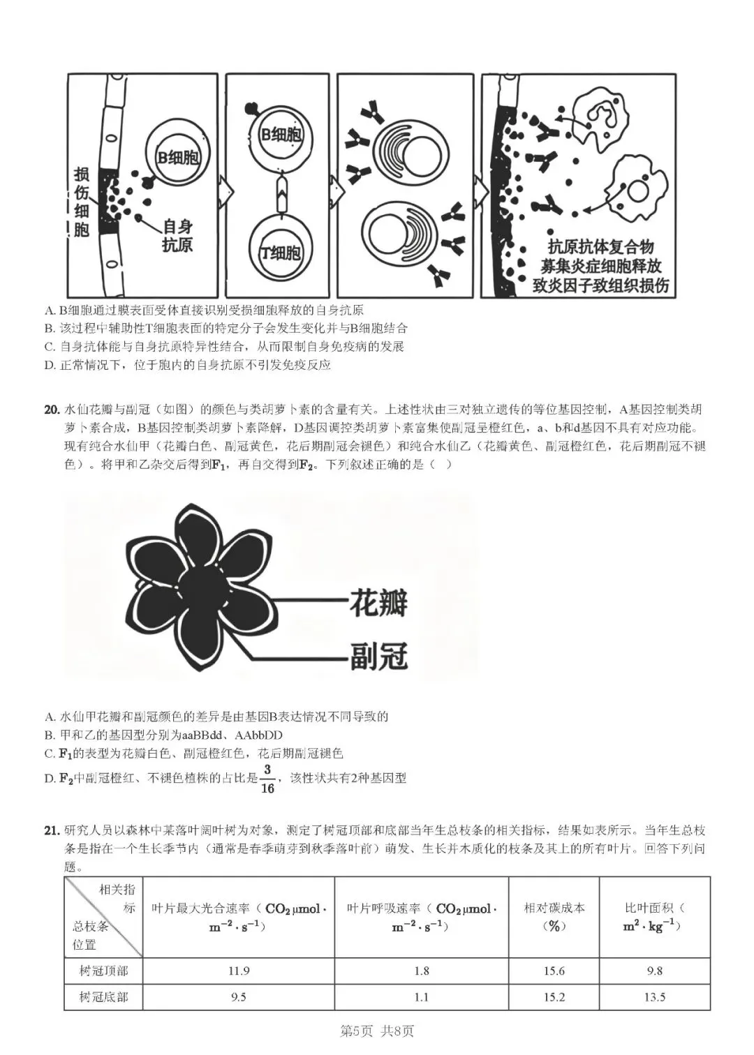 2026黑吉辽蒙生物高考真题(解析版)-第5张图片-四季读书网