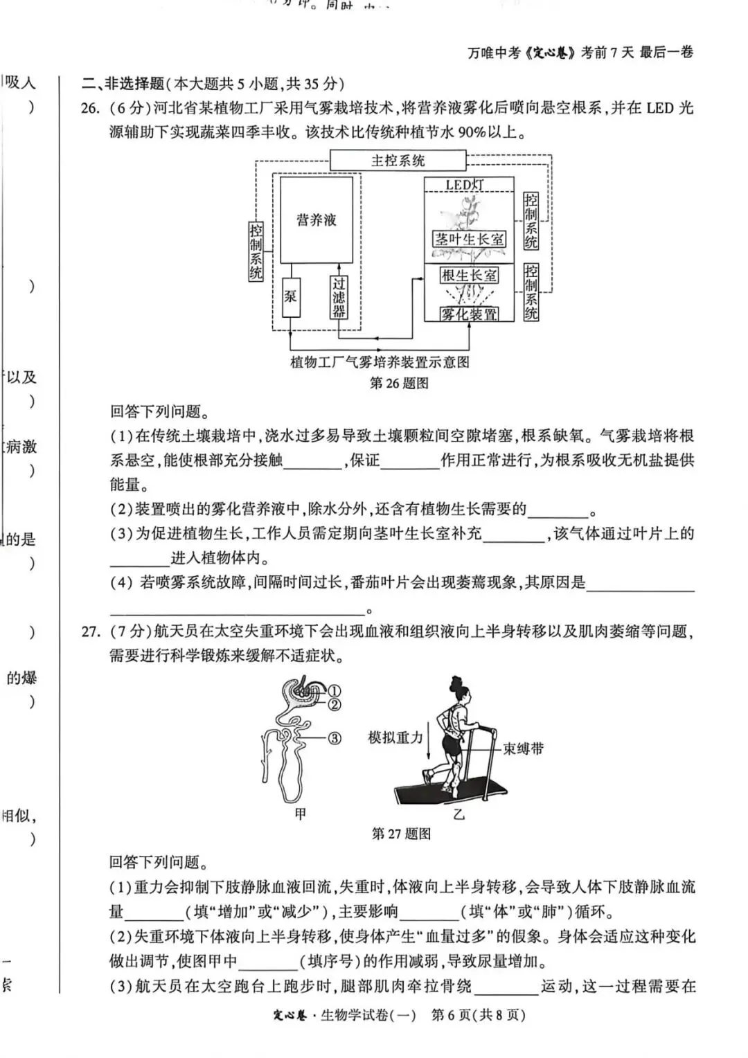 2026•河北生地定心卷-生物试卷-第16张图片-四季读书网 2026•河北生地定心卷-生物试卷-第16张图片-四季读书网