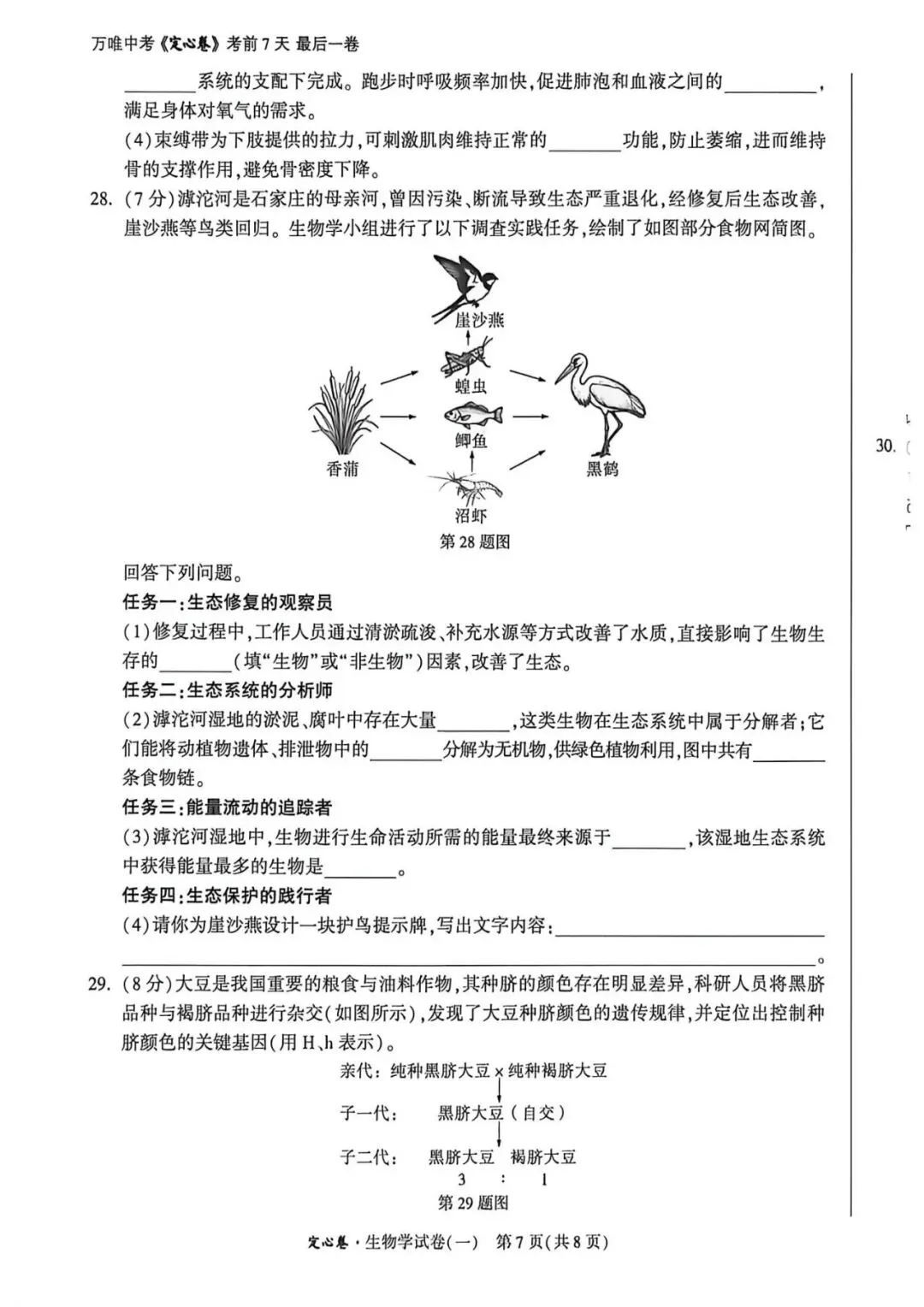 2026•河北生地定心卷-生物试卷-第17张图片-四季读书网 2026•河北生地定心卷-生物试卷-第17张图片-四季读书网