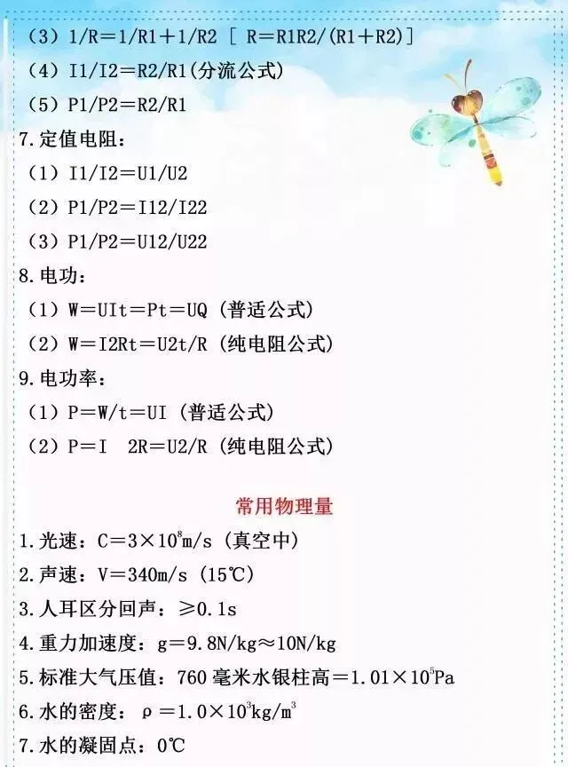 中考物理复习细致材料-第318张图片-四季读书网