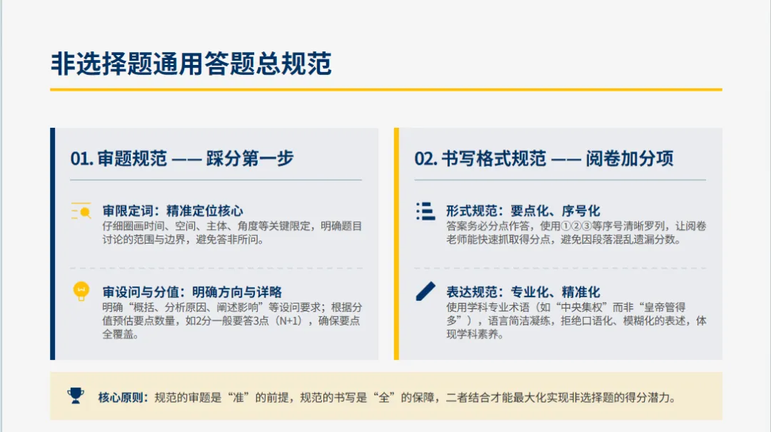 中考历史答题技巧与规范-第8张图片-四季读书网