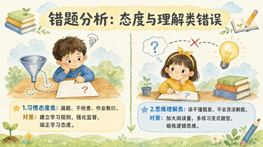 期末成绩出来了,怎么看?这份“三年级试卷分析”指南,教你如何通过“错题类型”找到孩子的“提分点”-第23张图片-四季读书网 期末成绩出来了,怎么看?这份“三年级试卷分析”指南,教你如何通过“错题类型”找到孩子的“提分点”-第23张图片-四季读书网