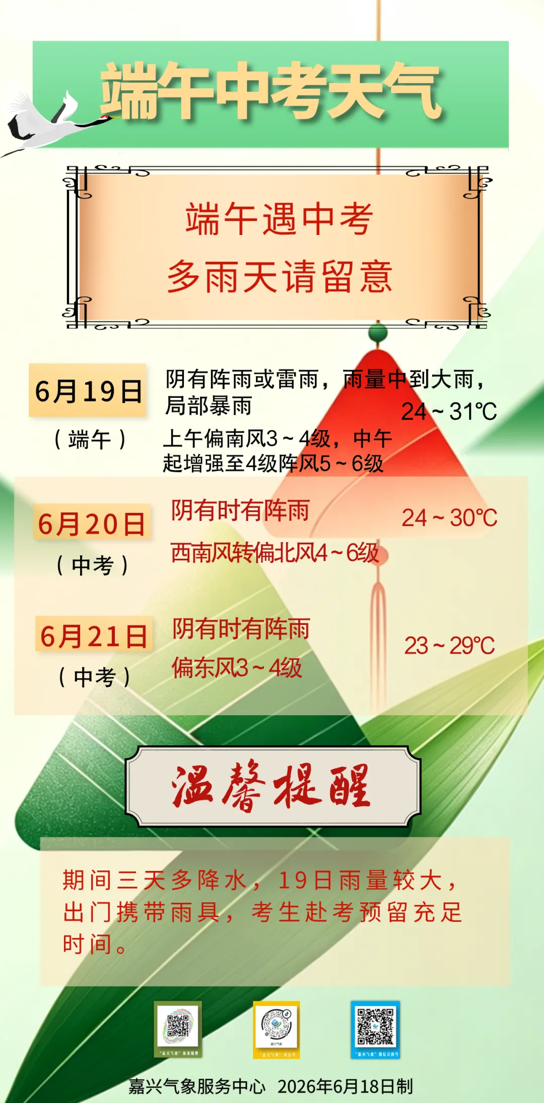 端午偶遇中考,大雨来袭!请收好这份出行赶考防雨指南.-第7张图片-四季读书网 端午偶遇中考,大雨来袭!请收好这份出行赶考防雨指南.-第7张图片-四季读书网