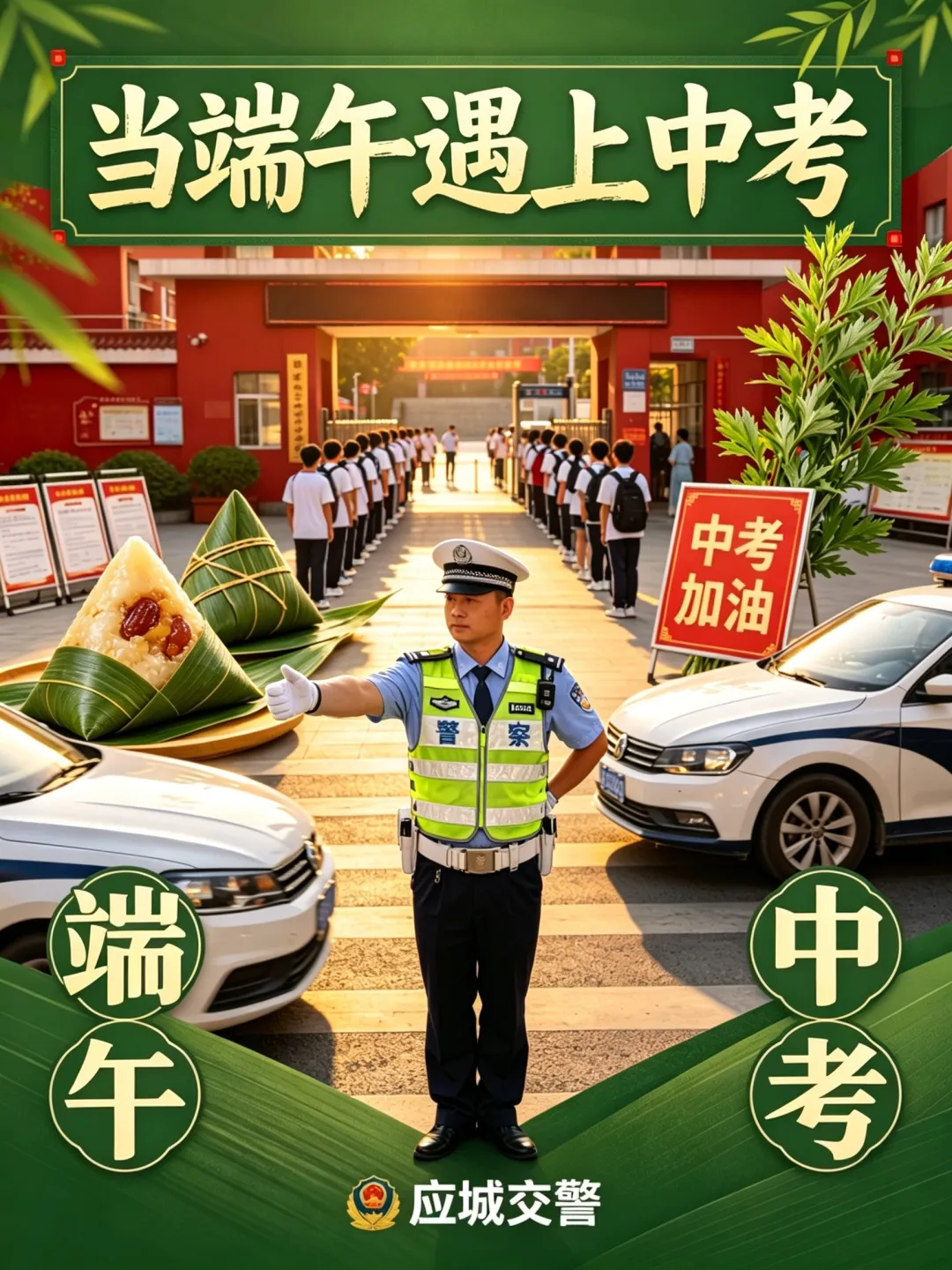 当端午遇上中考|应城交警发布“两公布一提示”-第55张图片-四季读书网