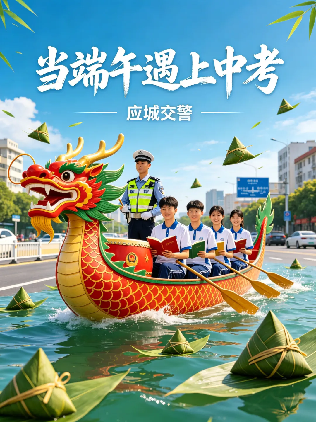 当端午遇上中考|应城交警发布“两公布一提示”-第56张图片-四季读书网